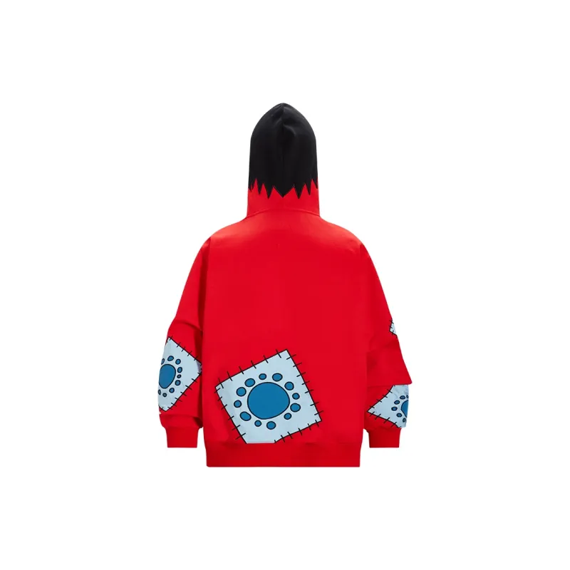 KAKAZZY Sweatshirts Unisex Red-2