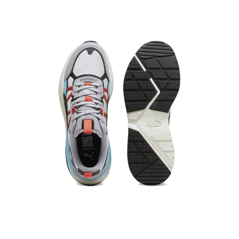 PUMA X RAY Cushioning Anti Slip And Wear Resistant Low Top Casual Shoes Men's Gray Blue-3