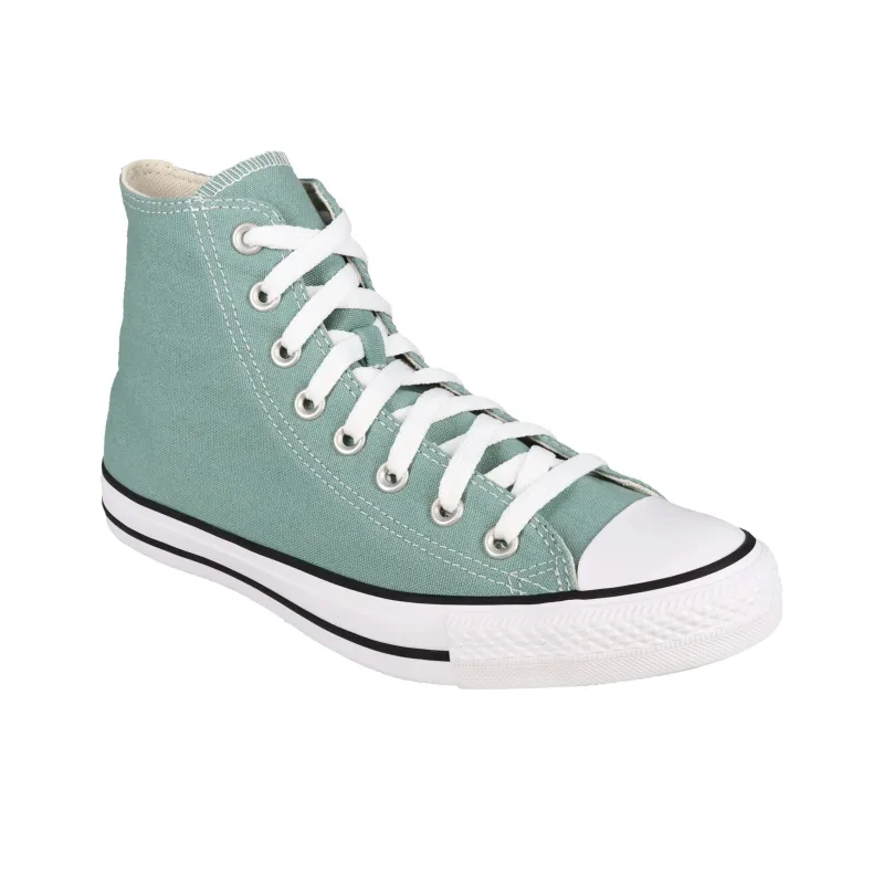 Converse Chuck Taylor All Star Anti Slip Wear Resistant High Top Canvas Shoes Unisex Green White-2