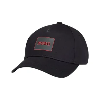 HUGO BOSS Cotton Baseball Caps Men's Black