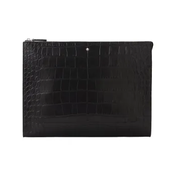 MONTBLANC Meisterstuck Leather Clutch Men's Black