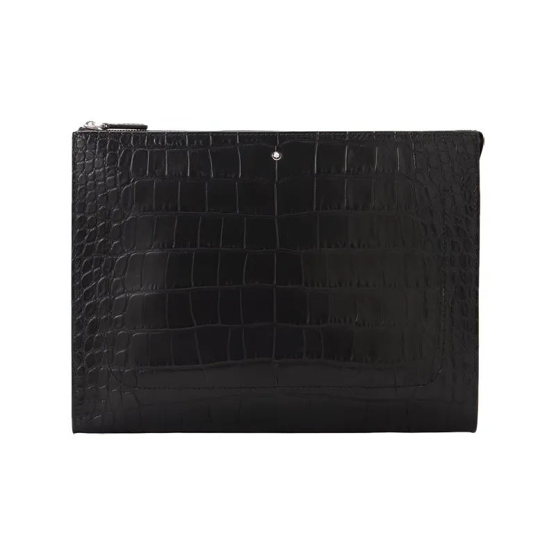 MONTBLANC Meisterstuck Leather Clutch Men's Black-0