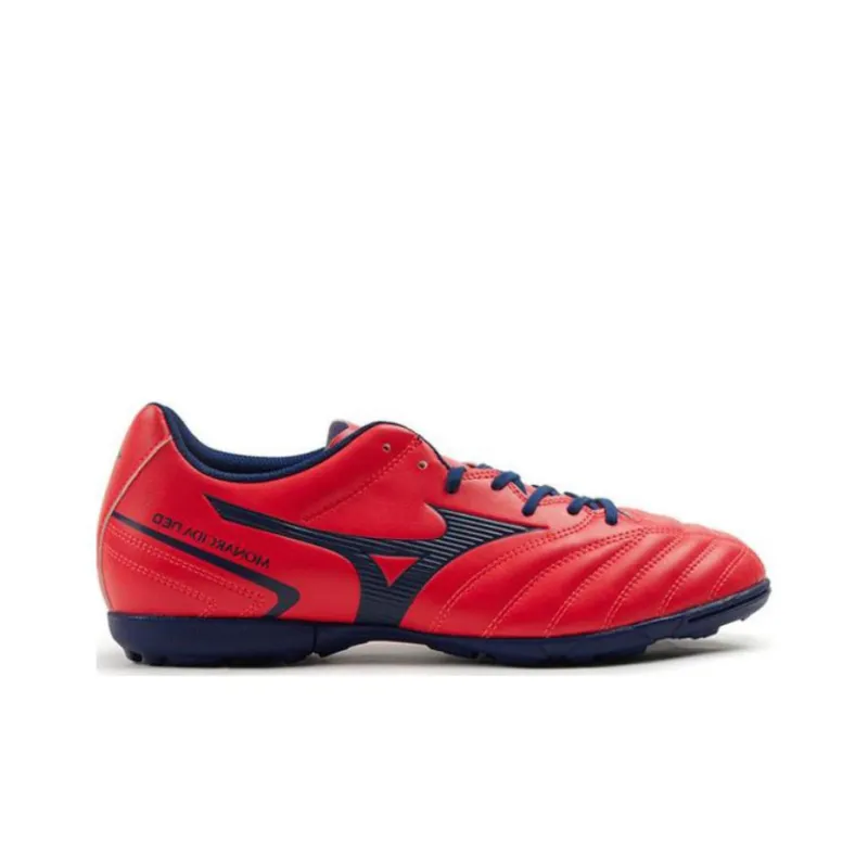 Mizuno Monarcida TF Rubber Broken Studs Durable Breathable Soccer Shoes Men's Red Blue-1