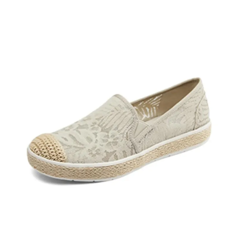 Skechers Espadrilles Breathable Lightweight Low Top Casual Shoes Women's Natural-2