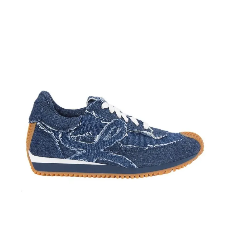 LOEWE Flow Runner Low Top Sports Casual Shoes Women's Blue-1