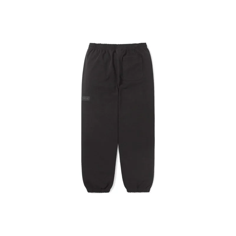 Thisisneverthat SS24 Multi Zip Sweatpant Off Black Knitted Sweatpants Unisex Gray Black-1