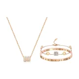 Roman Numbers Small Round Pendant Clothing Sets