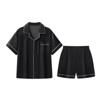 Lan Miao Pajama Set Men's Premium Black