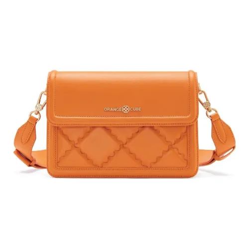 ORANGE CUBE Shoulder Bags Orange