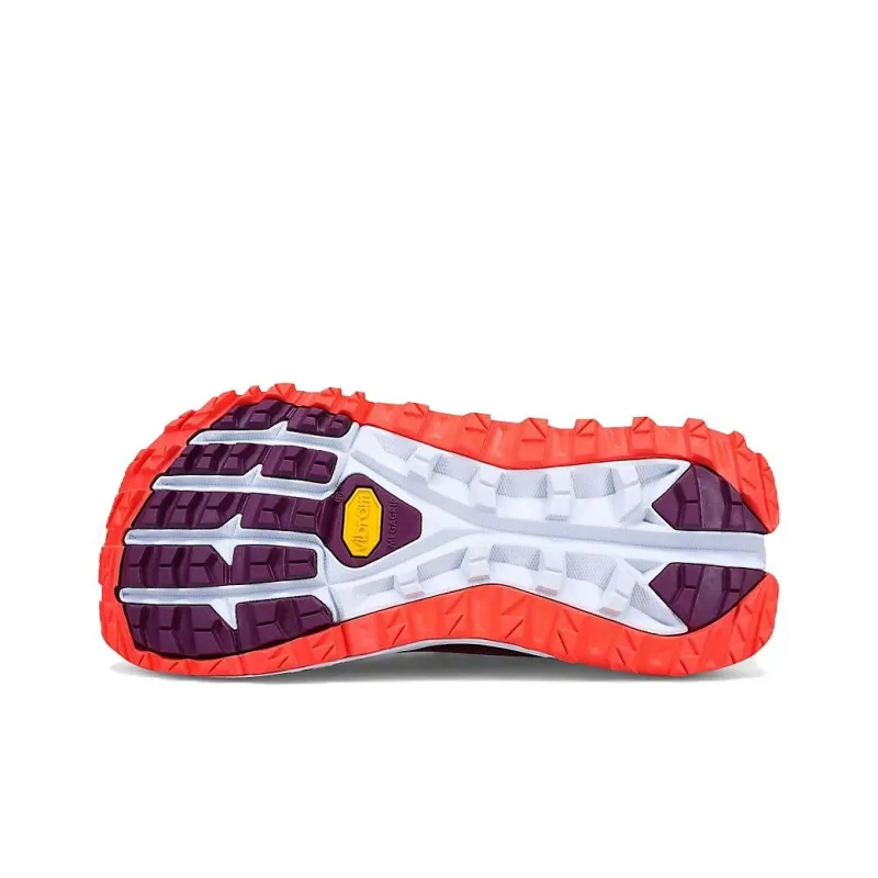 Altra Olympus 5 Cushioning Anti Slip And Wear Resistant Low Top Running Shoes Women's Purple Orange White-4