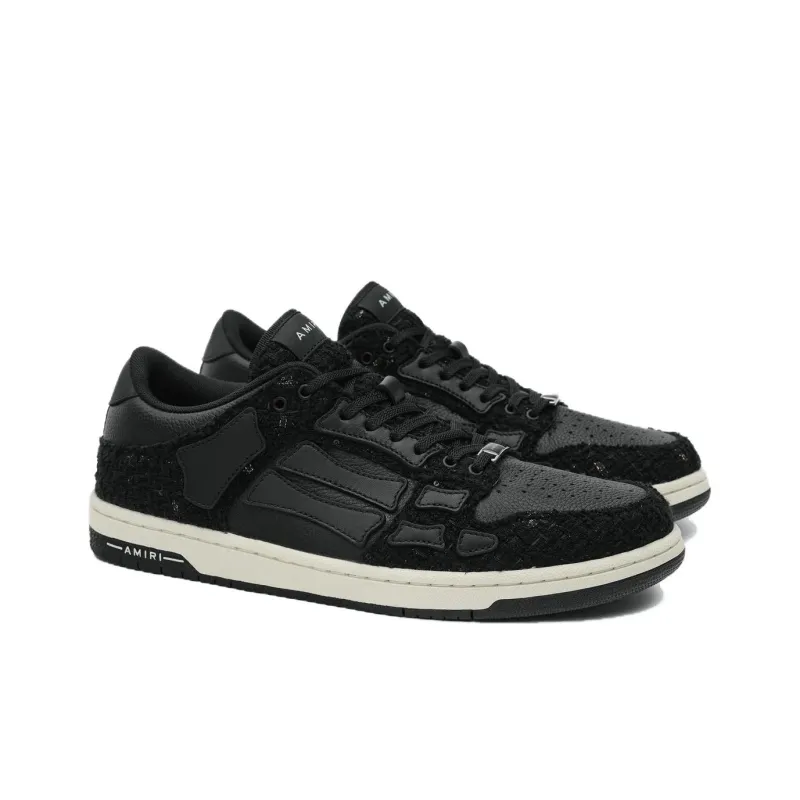 AMIRI Boucle Skel Top Low 'Black'-1