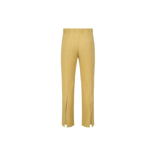 ISSEY MIYAKE Casual Pants Men Mustard Yellow