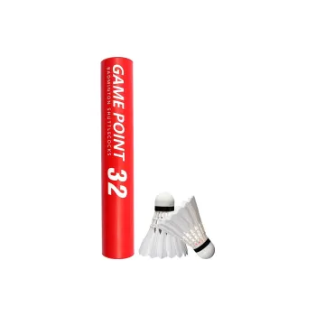 KUMPOO GAME POINT 32 Duck Feather Shuttlecock 12 Pack Duck Feather Shuttlecocks