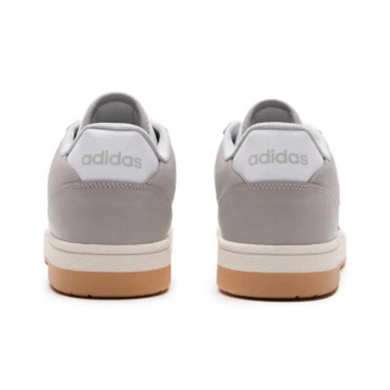 Adidas TURNAROUND LOW Anti Slip Wear Resistant Low Top Basketball Shoes Unisex Gray White-4