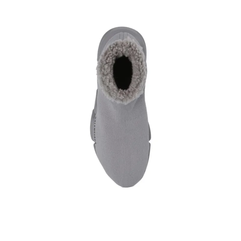 Balenciaga Speed 2.0 Sneakers 'Grey Recycled Knit' Women's-4