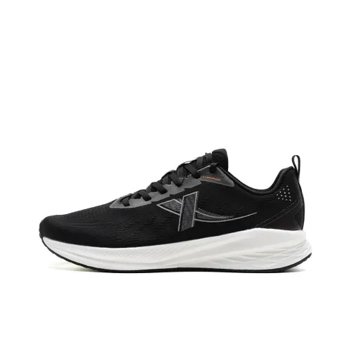 XTEP Speed 5.0LITE Anti Slip Wear Resistant Low Top Casual Running Shoes Men's Black Silver