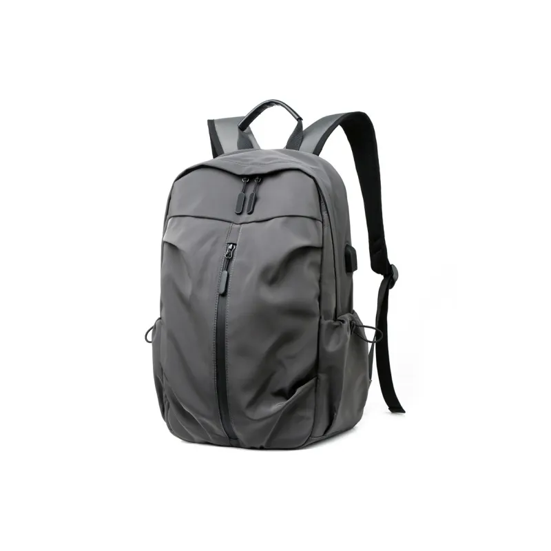 VANDEE Oxford Backpack Regular Men's Black/Gray/Blue-3