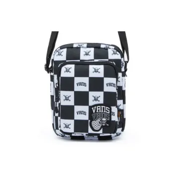 Vans Polyester Shoulder Bag Unisex Black White