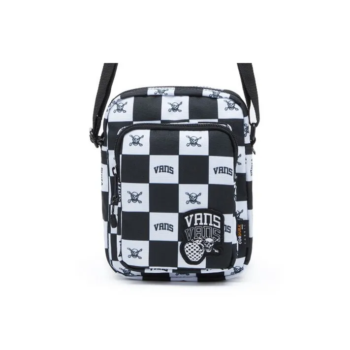 Vans Polyester Shoulder Bag Unisex Black White-0
