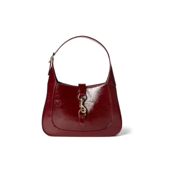 GUCCI Jackie 1961 Rosso Ancora Leather Handbag Shoulder Bag Women's Red