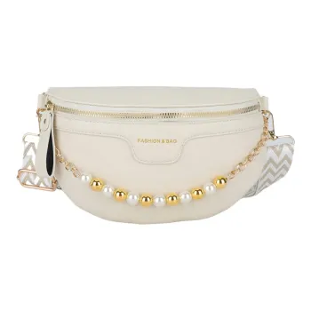 BALANG PU Fanny Pack Crossbody Bag Sling Bag Regular Women's White/Black/Brown