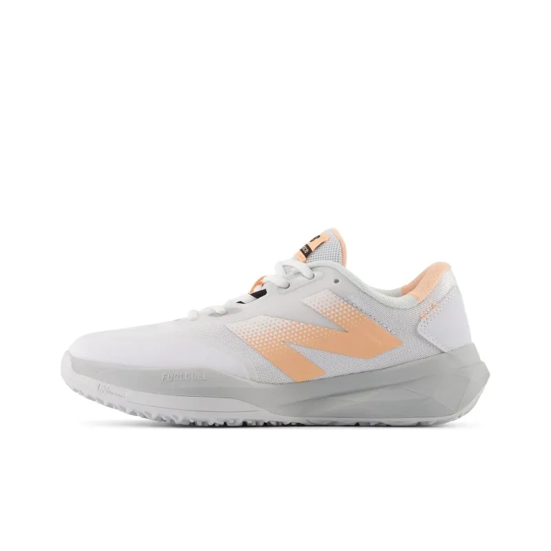 New Balance NB FuelCell Collection NB 796 Cushioning, Wear Resistant Low Top Tennis Shoes Women's White Gray Orange-0