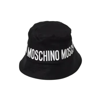 MOSCHINO Logo Printed Bucket Hat