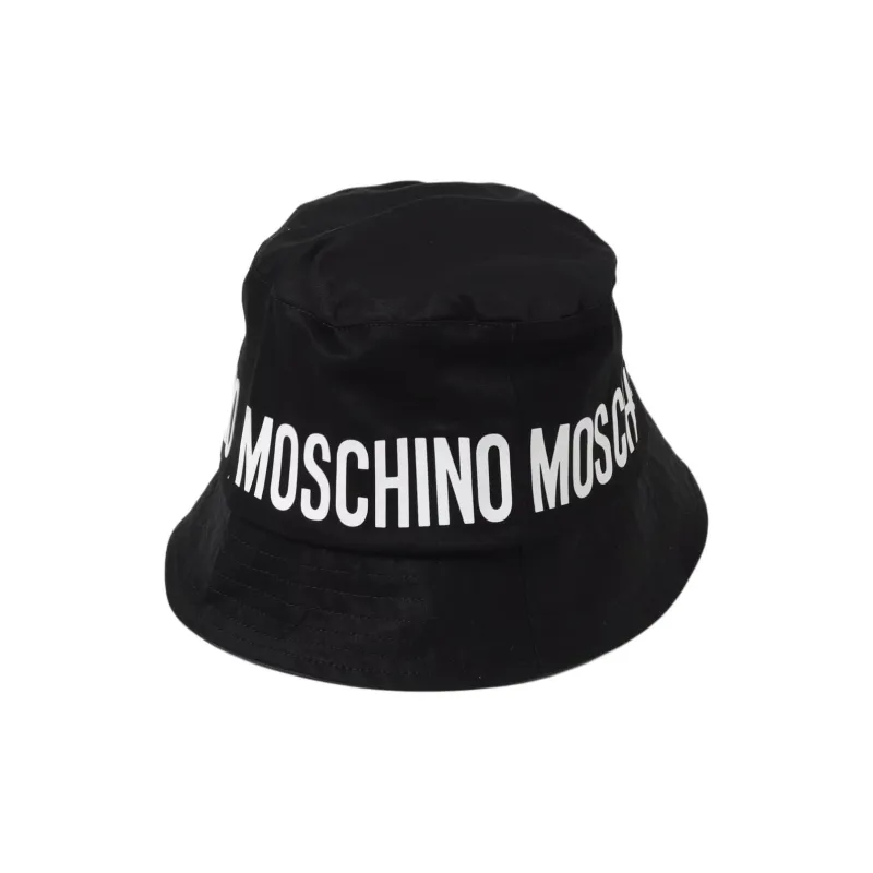 MOSCHINO Logo Printed Bucket Hat-0