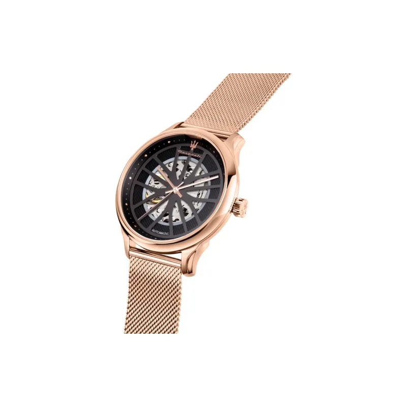 Maserati Wrist Watch Automatic Mechanical Movement Black Dial Men's Watches R8823136001-3