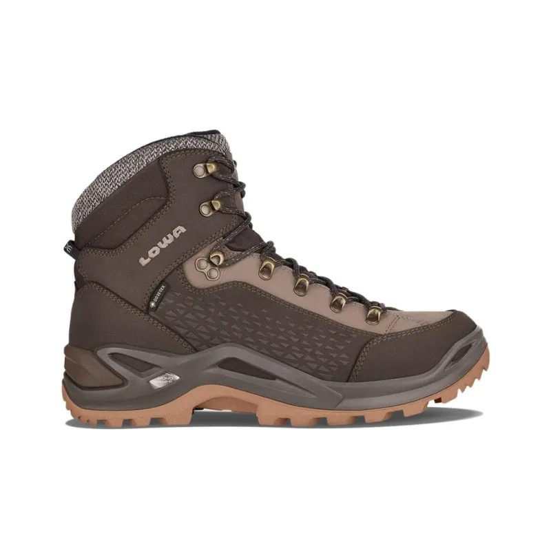 Lowa Renegade Warm GTX Mid Cushioning, Wear Resistant High Top Hiking Shoes Men's Brown-1