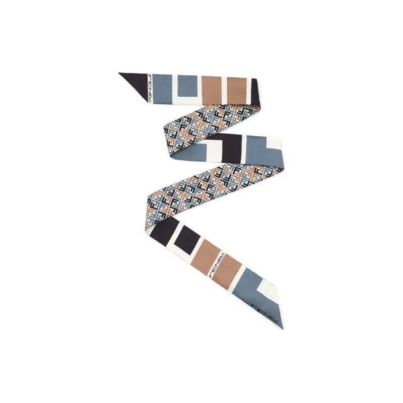 FENDI Silk Scarves Unisex Multicolor-1