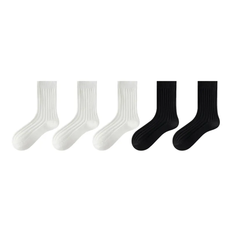 MIIOW Mid Calf Socks Men's 5 Pack-7