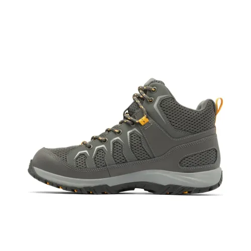 Columbia Granite Trail Abrasion Resistant Breathable Mid Top Outdoor Shoes Men's Gray