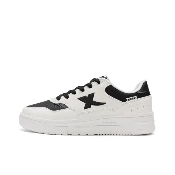 XTEP Air Force 1 2.0 Wear resistant And Lightweight Low Top Skateboard Shoes Men's White Black