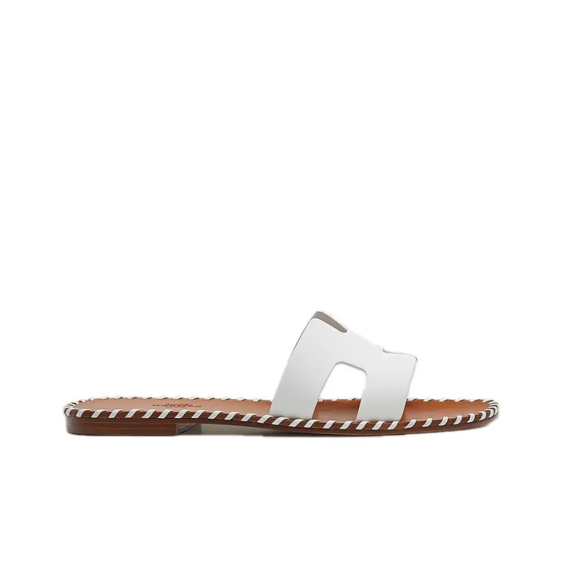 HERMES Oran Quick Dry Slide Slippers Women's White-1