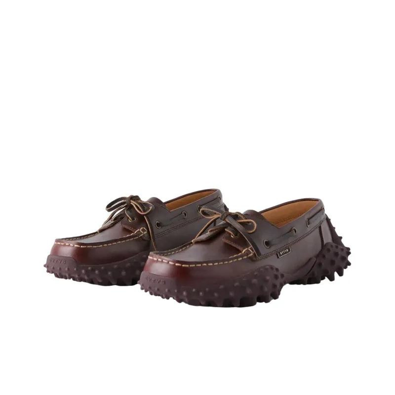 EYTYS Boat Shoes Unisex Burgundy-2