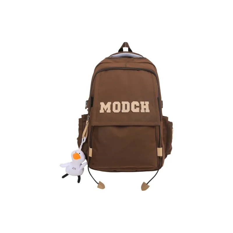 FAMAN Nylon Backpack Unisex Black/White/Red/Blue/Coffee-15