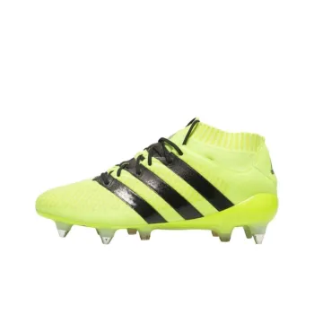 Adidas Ace 16.1 AG Rubber Short Studs Anti-Slip Wear-Resistant Soccer Shoes Unisex Yellow