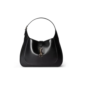 GUCCI Jackie 1961 Leather Handbag, Shoulder Bag Women's Black