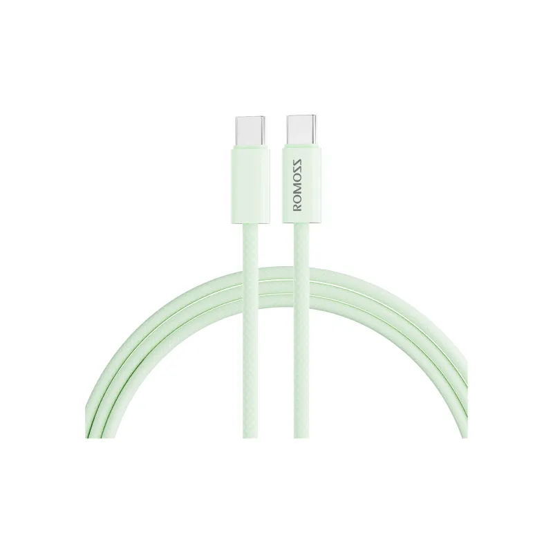 ROMOSS 1.2/2m Type c To Type c PD 60W Fast Charging Supported Apple 15 Series Fast Charging Woven Cable-32