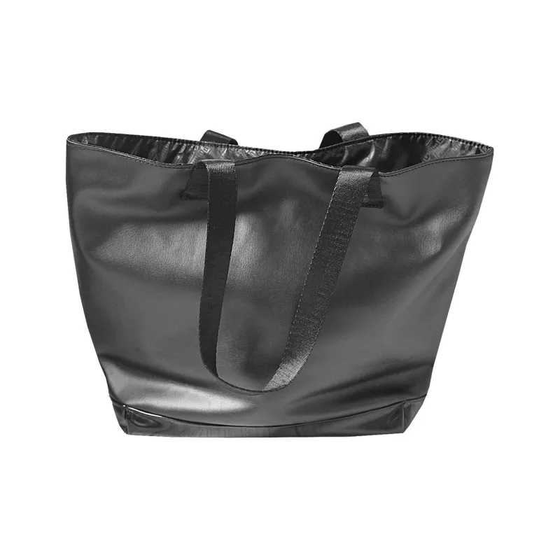 PUMA Artificial Leather Tote Bag Shopping Bag Shoulder Bag Handbag Regular Women's Black Gold-2