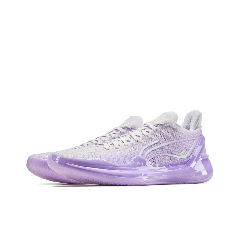 LINING Blade 4V2 Basketball Shoes Men Low Top Vero Rose Purple/Light Mystique Purple-2