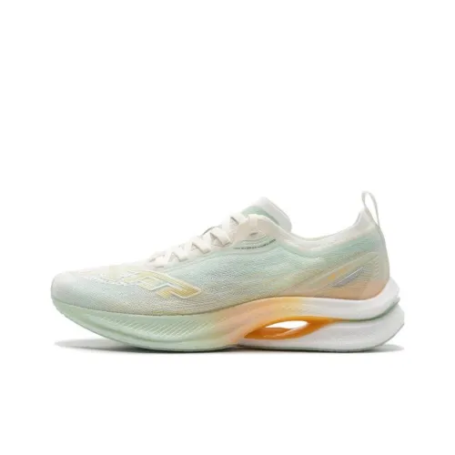 XTEP To Light 8.0 MAX Running Shoes Women's Low-Top White/Orange/Green