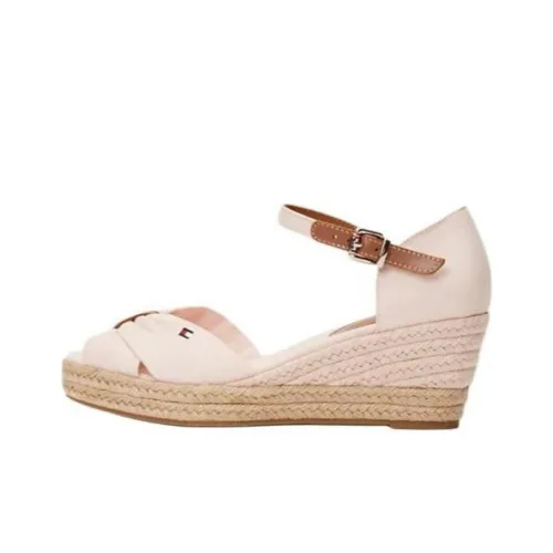 Tommy Hilfiger One Strap Sandals 7cm Women's Pink