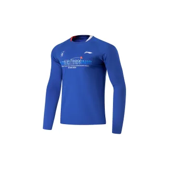 LiNing Table Tennis Series Raglan Sleeve T-Shirt Unisex Dream Blue