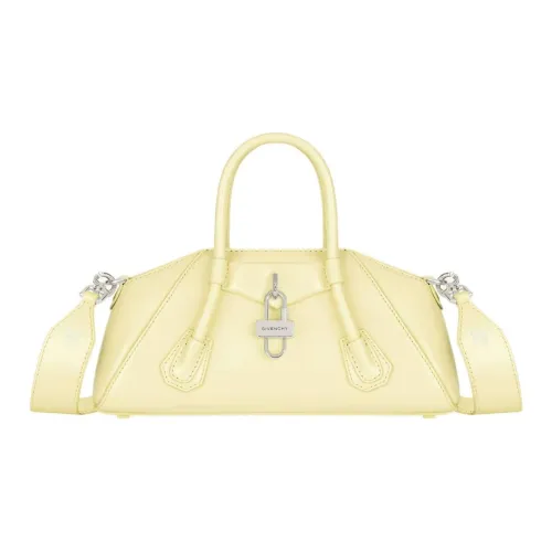 GIVENCHY Antigona Cow Leather Shoulder Bag Crossbody Bag Handbag Mini Women's Yellow