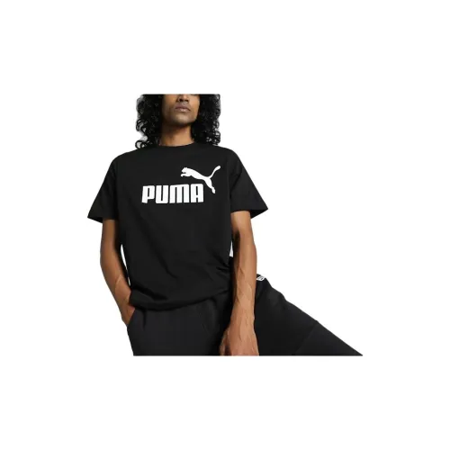 PUMA Men's Logo T-Shirts Men Black