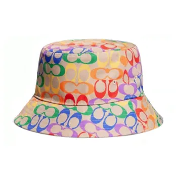 COACH Cotton Bucket Hats Women's Multicolor