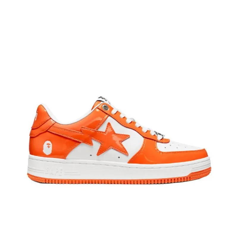 A BATHING APE Bape Sta Low Orange-1
