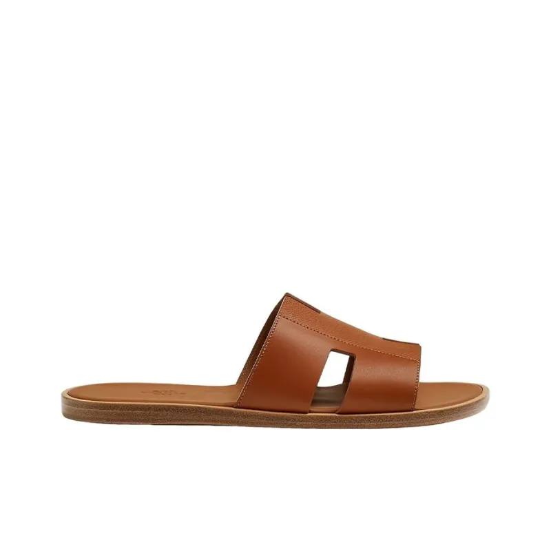 HERMES Izmir Sandal Naturel H Epsom Heritage Calfskin Leather-1